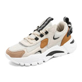 Spring New Men Casual Shoes Outside Quality Lace-up Sneakers Soft Comfort Walking Zapatillas Hombre Fashion Mesh