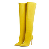 Furtado Spring Autumn Fashion Thigh High Boots Women Aexy Stilettos Long Boots Over The Knee High Boots Party Shoes