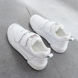 Lightweight Sneakers White Velcro Shoes Korean Version Casual Combinable Comfortable Spring Autumn