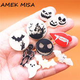 Designer Vampire Shoe Charm Accessories Scary Halloween Monster Shoes Buttons Skeleton Sandals Charm