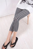 Printing Pants Women High Quality Capris High Waisted Floral Lady's Fitness Leggings Seventh Elastic Slim Short