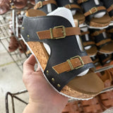 Breakj Thick Bottom Slope With One Word With Slippers 2025 Summer New Buckle With Light Soaked Beach Toe Women's