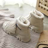 Ladies Shoes 2021 New Lace Up Women Sneakers Snow Ankle Boots Waterproof Warm Platform Woman