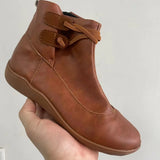 Breakj Women's Shoes 2023 British Style Workwear Shoes Martin Boots Ladies Large Size Short Boots Women's Fashion Casual Shoes Women