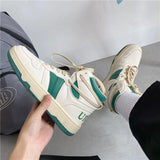 German Training Shoes Female Retro Sneakers New 2021 Fall Sports Shoes Korean Tide Frail Student High Top Board