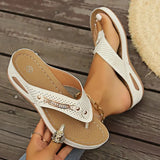 Thick-Bottomed Cool Slippers Women's 2025 Summer New Beach Waterproof Table Clip Women's Shoes