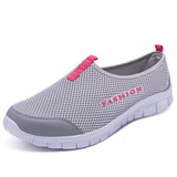 Summer Women Sneakers Breathable Mesh Light Flat Loafers Casual Shoes Women's Sports Shoes Outdoor Walking