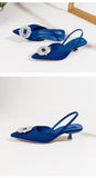 Summer shoes for women 2022 New Women's Shoes Wedding Shoes Sequined Exposed Documentary Shoes Pointed Toe Temperament