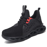 Safety Shoes Summer Boots With Steel Toe Breathable High Top Sneakers Vulcanise Sneakers Lightweight Casual Working