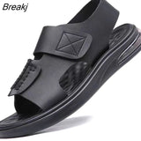 Air Cushion Sandals Men's Summer 2023new Casual Soft Bottom Non-slip Sports Outer Wear Dual-use Sandals and