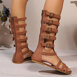 Breakj Large-Size Cool Boots Women's Sandals In The Summer Of 2025 Deed High-Altitude Roman Cool