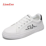 White Sneakers Women Flat Shoes Tennis Female Designer Leather Sport Shoes Woman Man 2021 Spring Unisex Large Size