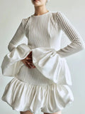 French First Love Dress 2025 New Shenzhen Nanyan Oil Fashion Collar Horns Sweet Style Dress Women's