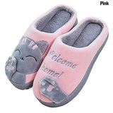 Plush Home Indoor Slippers Winter Warm Cotton Women's Slippers Light Weight Soft Comfortable Men Slides Platform Shoes