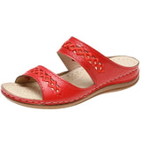 Flat Women Sandals Shoes Retro Beach Ladies Shoes Women's Shoes Woman Flip Flops Fashion Gladiator Flat Sandals For