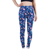 Leggings Women's Space Dark Blue Leggins Print Pants High Quality Fitness Trousers Mujer Hot Gym Stretch