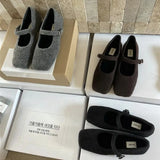 Breakj Version Of 100 With Skirts Mary Jane Shoes 2025 Winter Explosion Of Waste Soil Mary Jane Women's Shoes Coarse Heel Single