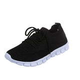 Mesh Sneakers Lace Up Flat Vulcanized Breathable Ladies Shoes Comfortable Walking Casual Summer Spring Female Fashion