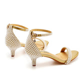 Breakj Cm Light Mouth With Low Heel High Heel Gold Pearl Wedding Dress Bridal Banquet