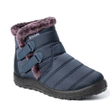 Boots Female Velcro Winter Shoes Women Waterproof Snow Boots Lightweight Women Casual Ankle Boots Keep Warm Botas
