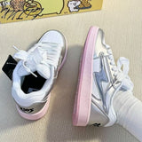 Breakj And Winter Fashion Small White Shoe Board Shoes Female Lightning Merad Color Department Dopamine Super Heighten Four Seasons Hot