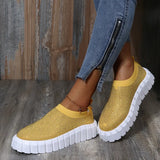 2022 Spring New Women Platform Shoes Rhinestone Thick Bottom Sneakers Women Vulcanized Shoes Fashion Sneakers Large