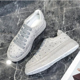 Women's Sneakers With Sparkles shoes Woman Shoes Luxury Platform Woman-shoes Womens Trainers Rhinestone Fashion Heels