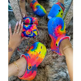 Popular Serpentine Small Hole Women Sandals Cute Slippers Platform Thick Bottom Back Strap Summer Ladies Casual