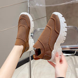 Breakj Net Sneakers Women Stretch Socks Shoes Spring And Autumn A Foot Pedal Lazy Knit Breathable Casual Running