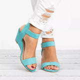Breakj Size Spring / Summer 2023 Sandals With Medium Heel Buckle