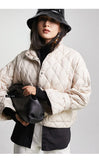 Winter New Ultra Light Short Jacket New Women 90% White Duck Down Coat Single Breasted Parkas Loose Keep Warm Snow