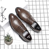 Breakj Men's Shoes Large Size British Formal Shoes 45 46 Men's Shoes