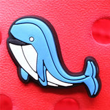 Charms Accessories Cartoon Animals Cute PVC Shoe Croc Buttons Sandals Charms Decoration Marine Organism Free