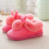 Slippers Women Furry Warm Female Slipper Indoor Home Shoes Casual Ladies Soft Comfort Shoes Woman Furry Rabbit Ears