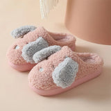Slippers For Women Shoes Cartoon Animals Fluffy Slipper Woman Winter Comfortable Footwear Female Indoor Ladies Warm