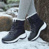Winter Fur Warm Snow Boots Ladies Warm wool booties Ankle Boot Comfortable Shoes plus size 42 Casual Women Mid