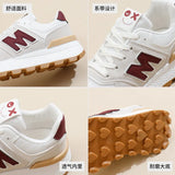 Breakj 2025 Spring Small White Shoes New Korean Ins Schoolgirls Heighten Platform Sports Board Shoes Casual Shoes