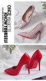 New 2020 Bed High Heels Fun One-time Sexy High Heels Bed Foot Fetish Alternative Passion Sexy Red