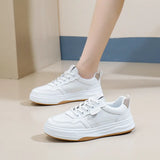 Breakj 2025, Small White Shoes New Korean Version Ins Female Students Taller Platform Sports Board Shoes Casual Shoes