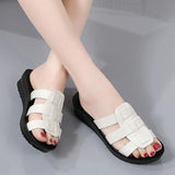 Breakj 2024 New Summer Flat-Bottomed Slippers Women's Ocean Gas Soft-Soled Women's Shoes Fashion Casual Ladies