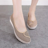 Flat Shoes Low Heels White Women Shoes For Nurse Working Cute Wedge Casual Breathable Footwear Femme Sandalias