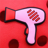 1pcs Cosmetics Shoe Charms Foundation Box Mirror Perfume Shoes Accessories Decoration Fit Croc Jibz Kids Gifts