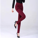 Autumn Women Casual Loose High Waist Harem Pants Ladies Office Pants Plus Size Trousers S~4XL 5XL 6XL Blue Red Khaki