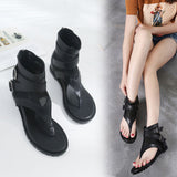 Women's Slope Sandals Summer 2024 New High-Top Women's Shoes With Heightened Herringbone Toe Roman