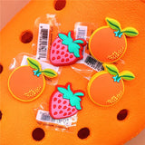 Various Fruit Designer Shoe Charms 5pcs/lot Croc Buckle Accessories Luxury Clog Jewelry Decorations Gift Preferred