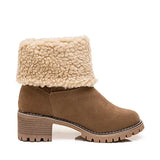 And Winter 35-43 Large Size Low Tube Plus Velvet Warm Thick With Students Leisure Flat Women's