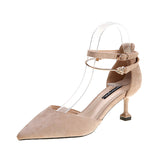 Breakj New Simple Sexy Nightclub Stiletto Shallow Mouth Pointed Out A Word With Single