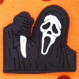 Croc Charms Christmas Ghosts Grim Reaper Witch Clown Butcher Ornaments Shoe Accessories Skeleton Clog