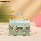 Marbling Crossbody Bags For Women 2021 PU Leather Shoulder Bag Waterproof Handbags For Women Korean Style Female