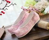 Breakj Shoes Hanfu Shoes Head Cloud Head Head Shoes Inside The Ancient Costume Flat Embroidered Cloth